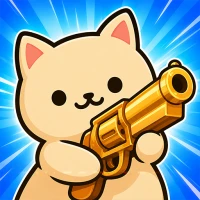 Idle Cat Gunner: Shooter RPG
